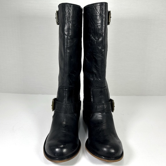 NIB Gianni Bini Ride-On Leather Boots Size 5.5 Women’s - Picture 6 of 14